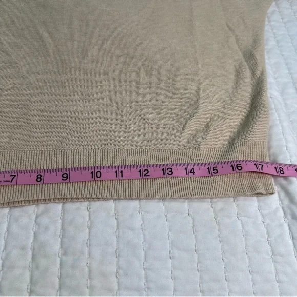 Quince Women's Cashmere Lightweight Link-Organic Cotton Crew Neck Sweater Top - Picture 5 of 11